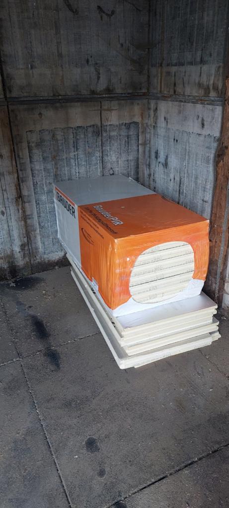 Bauder PIR isolatie, Doe-het-zelf en Bouw, Isolatie en Afdichting, Ophalen, 4 tot 8 cm, 5 tot 10 m², Zo goed als nieuw