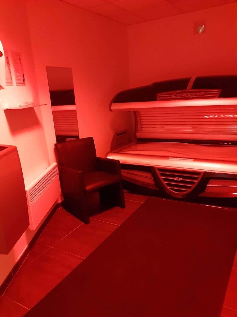 Banc solaire LUXURA GT42 SLI, Electroménager, Enlèvement, Utilisé, Banc solaire double, 15 lampes ou plus