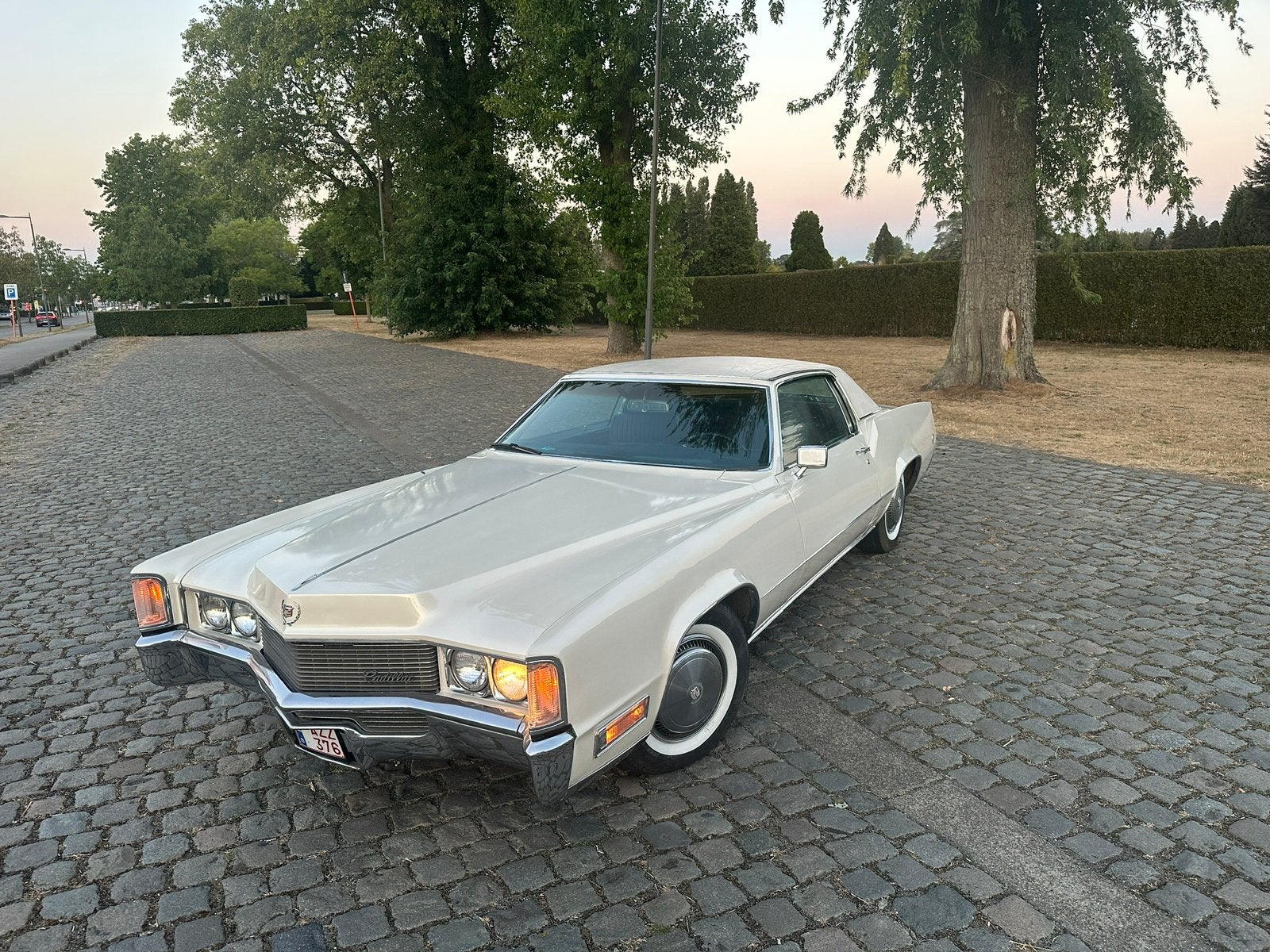 Cadillac Eldorado 1969, Auto's, 8 cilinders, 7700 cc, Leder en Stof, Wit