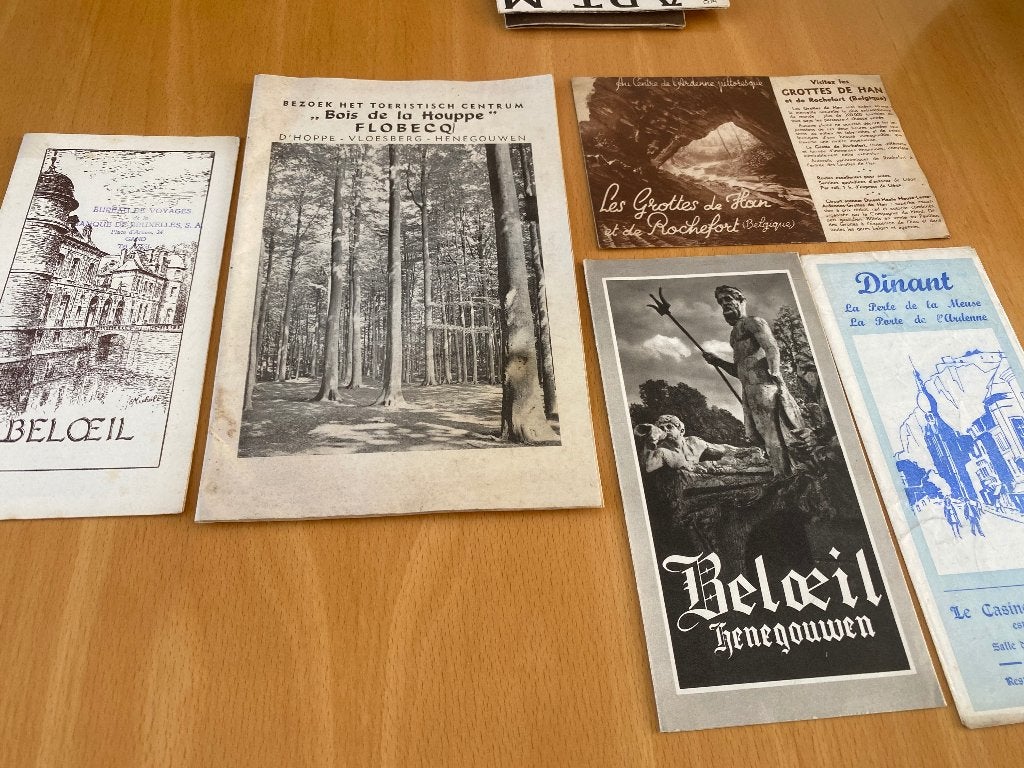 Diverse folders toerisme jaren 50-60, Boeken, Gelezen, Folder, Diverse auteurs, Ophalen of Verzenden