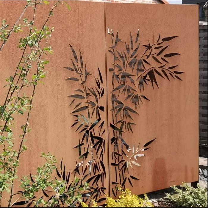 Panneaux d'ambiance en acier Corten, écran de jardin, Jardin & Terrasse, Écrans de jardin, Neuf, Enlèvement ou Envoi, Acier, 100 à 150 cm