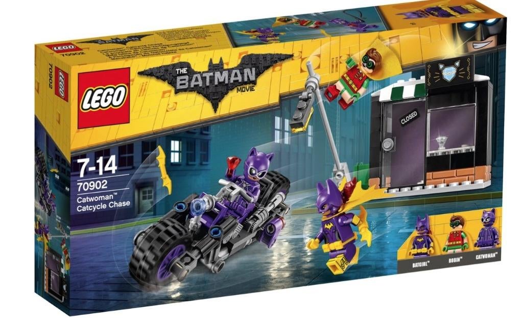 Nieuw: 70902 Batman Movie Catwoman Catcycle Achtervolging, Ophalen of Verzenden, Nieuw, Complete set, Lego