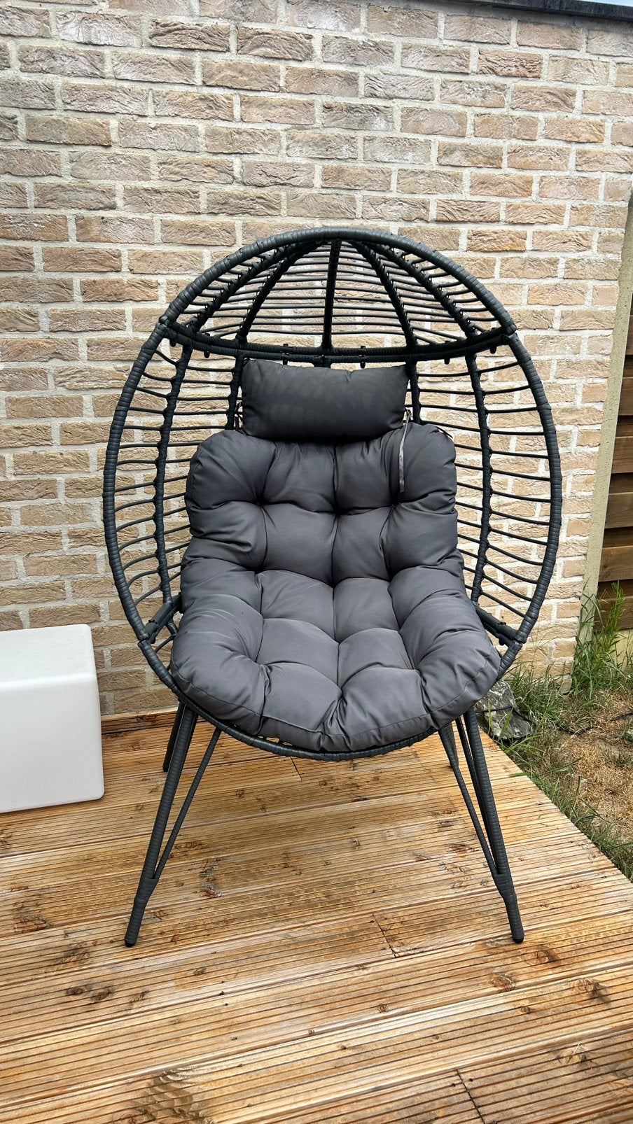 Ei leunstoel, Tuin en Terras, Ophalen, Zo goed als nieuw