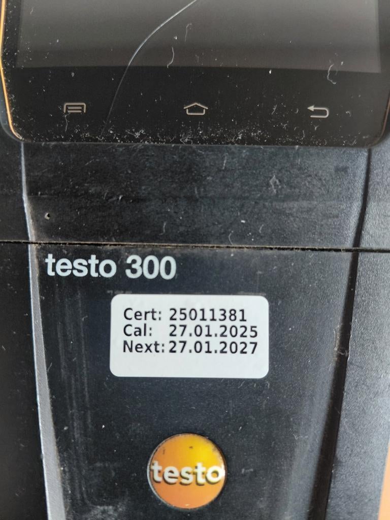 Testo 300 Bluetooth rookgasanalyse toestel, Ophalen