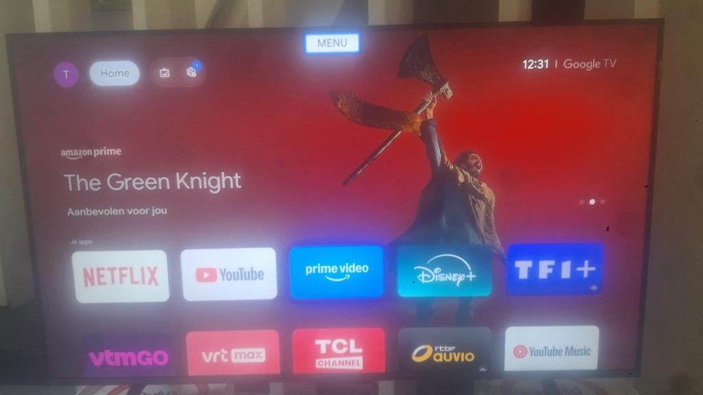 Tcl tv qled tv 110 cm diagonaal, Enlèvement