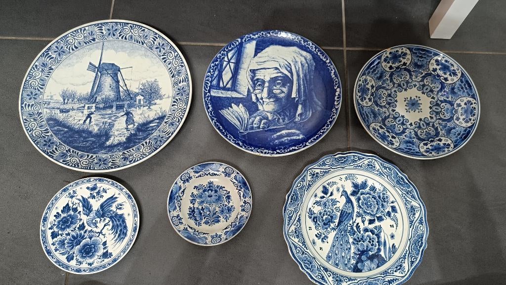 Delfts Blauw /delft blue , schalen, vazen, handpainted, Antiek en Kunst, Ophalen of Verzenden