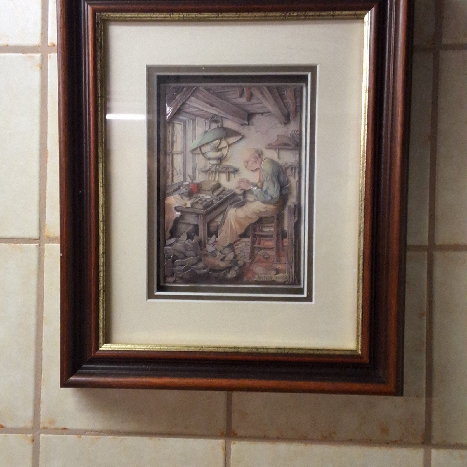 kader Anton Pieck  3 dimensionaal.32 op 26 cm in prima staat, Ophalen of Verzenden
