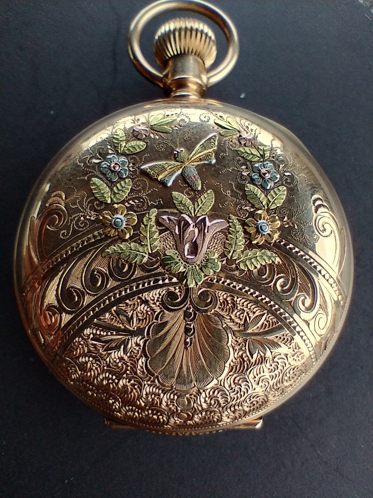 gouden zakhorloge waltham 14 k, Ophalen of Verzenden
