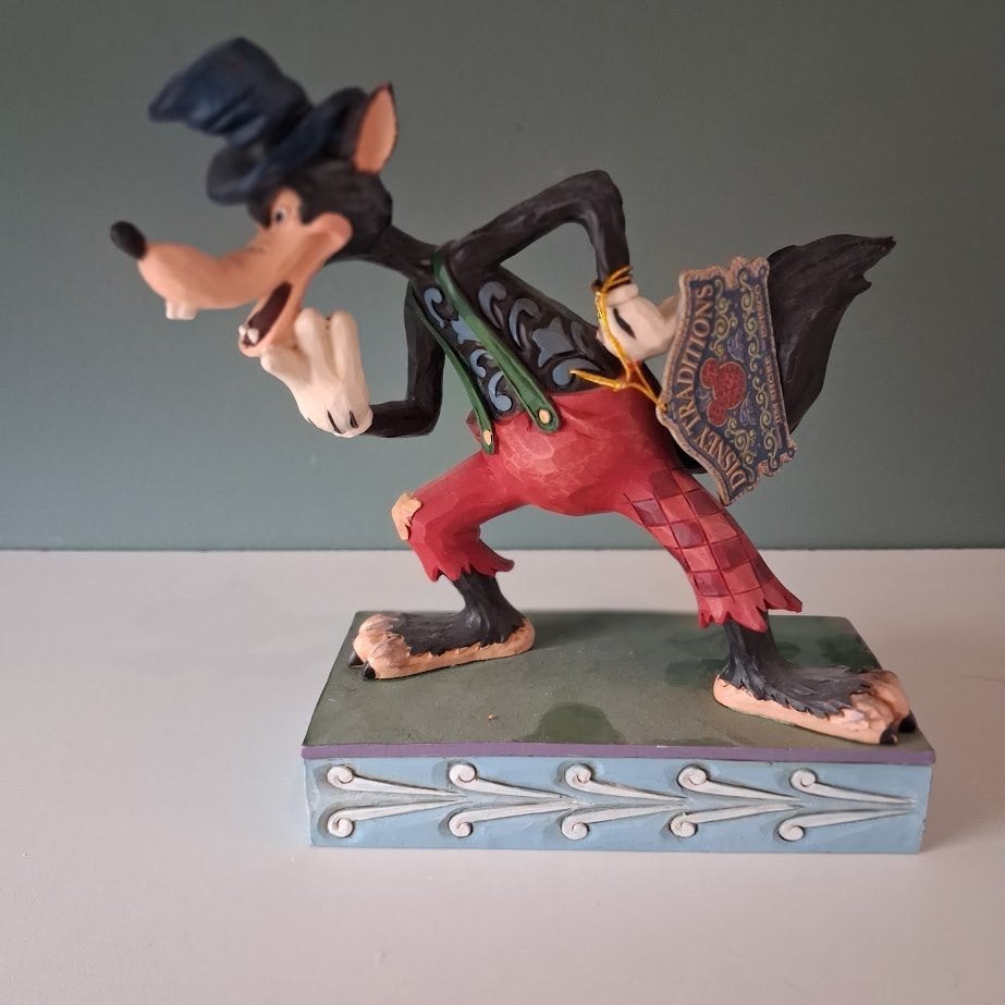 Disney Traditions "I'll Huff and I'll Puff!", Ophalen of Verzenden, Overige figuren, Zo goed als nieuw, Beeldje of Figuurtje