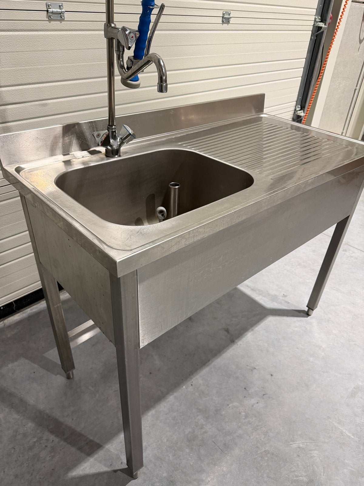 Horeca RVS spoelbak, Zakelijke goederen, Ophalen, Gebruikt, Wassen en Drogen