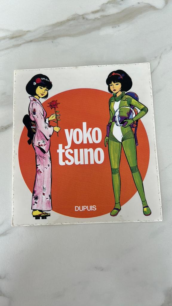 Yoko Tsuno Leloup sticker, Ophalen of Verzenden, Zo goed als nieuw