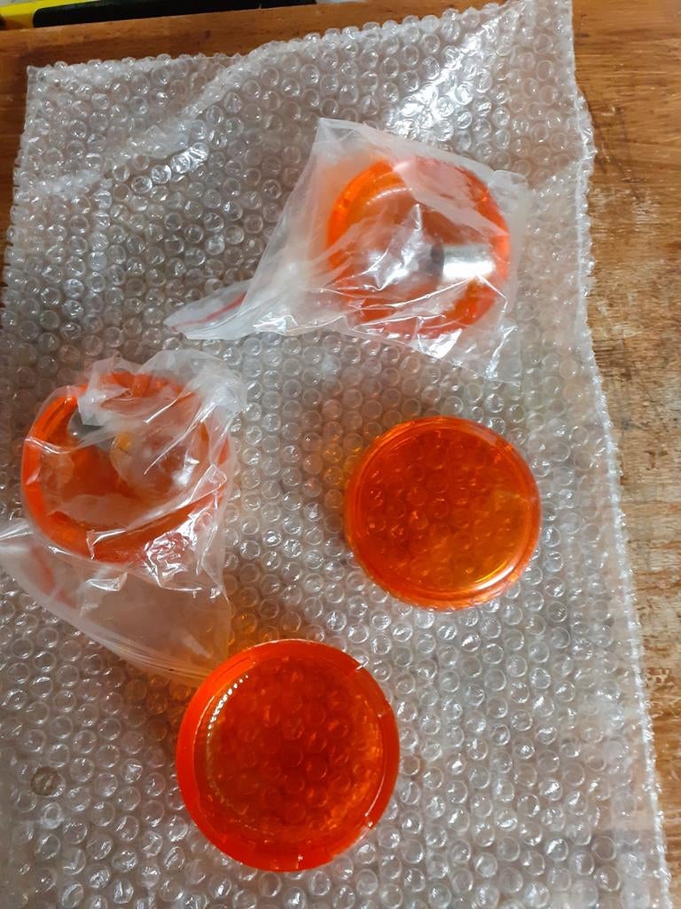 Cabochons orange clignotants Harley,  plus Trousse à outils, Particulier