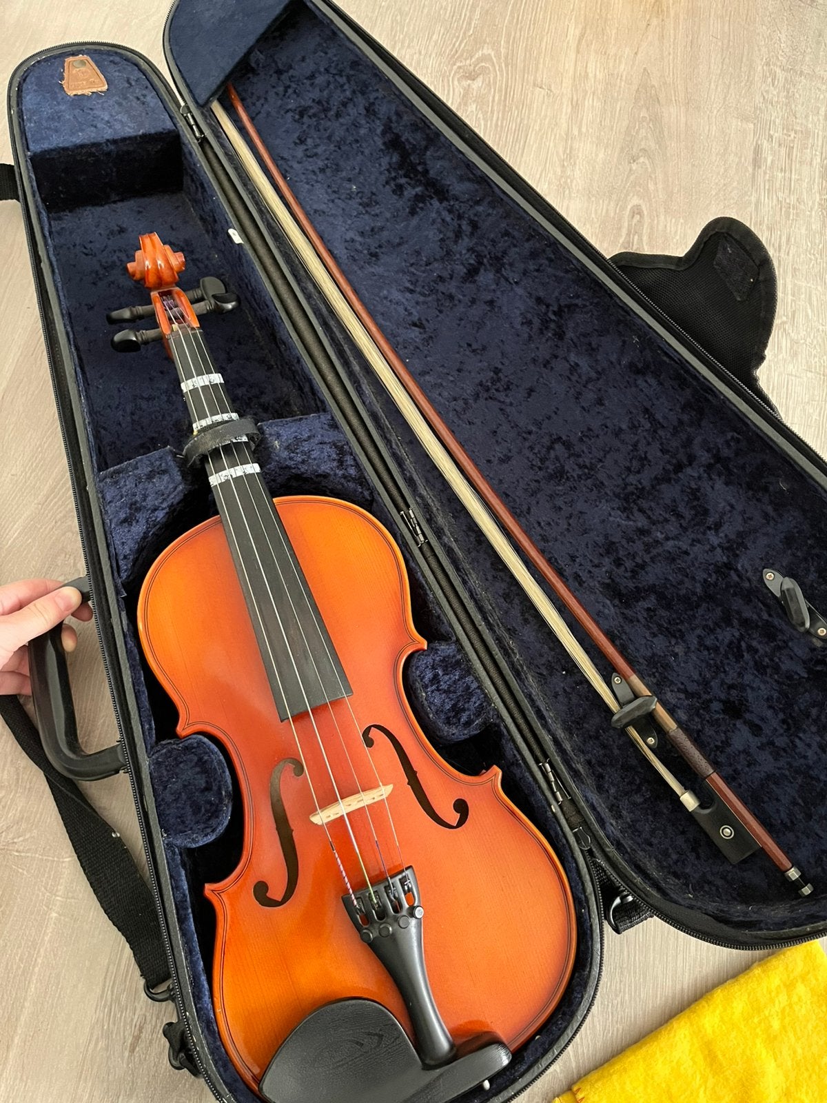 Viool 4/4, Musique & Instruments, Instruments à cordes frottées | Violons & Altos, Comme neuf, Violon, Violon 4/4, Avec valise