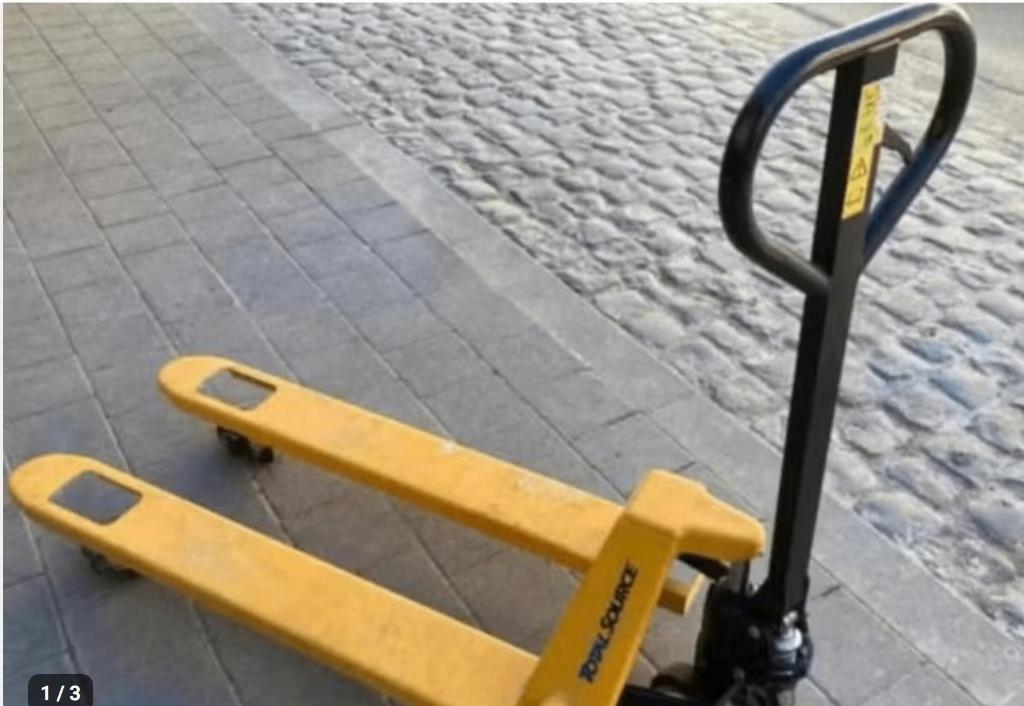 occasie transpallet gebruikte transpallet, Doe-het-zelf en Bouw, Palletwagens en Pompwagens, Ophalen, Gebruikt