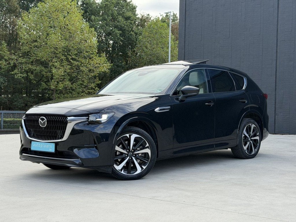 Mazda CX-60 Takumi 2023 Panorama HeadUp Dodehoek 67209km, Autos, Cuir, Achat, Entreprise, Phares au xénon