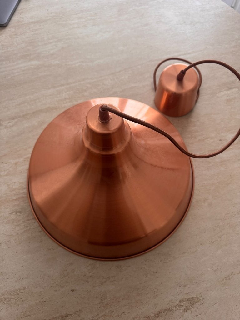 Lampe suspendue en cuivre IKEA, Suspension, Design, Enlèvement, Utilisé