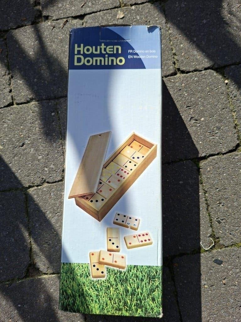 Houten domino, Kinderen en Baby's, Ophalen, Gebruikt