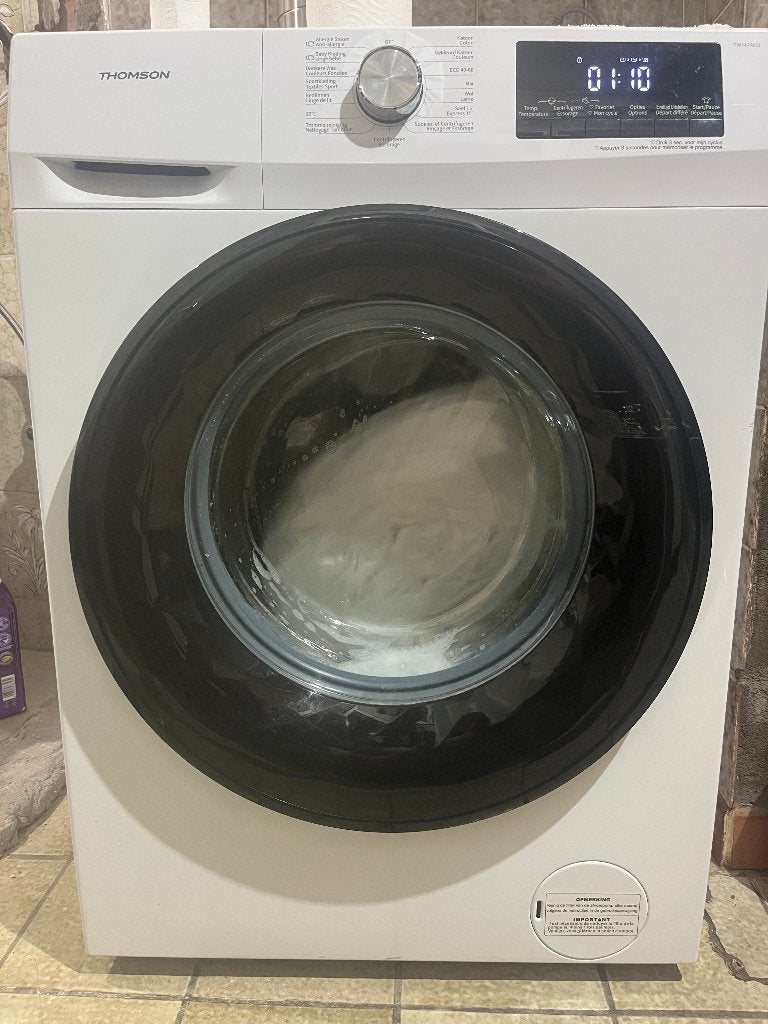 Wasmachine, Electroménager, 1200 à 1600 tours, 6 à 8 kg, Comme neuf, Chargeur frontal