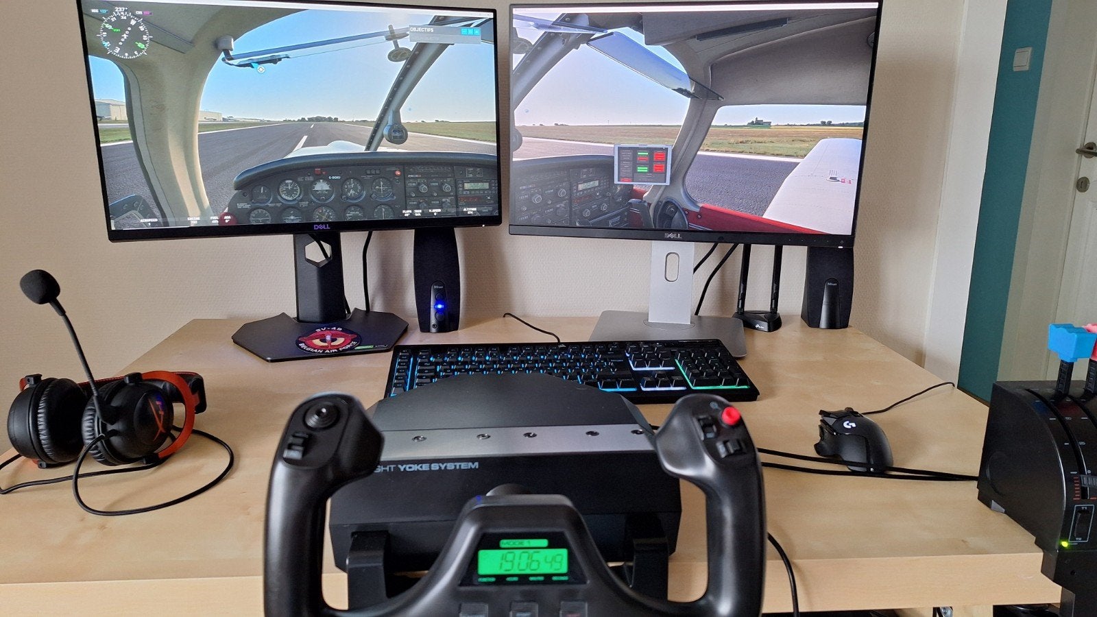 Flight simulator + PC gaming complet, Enlèvement, Comme neuf
