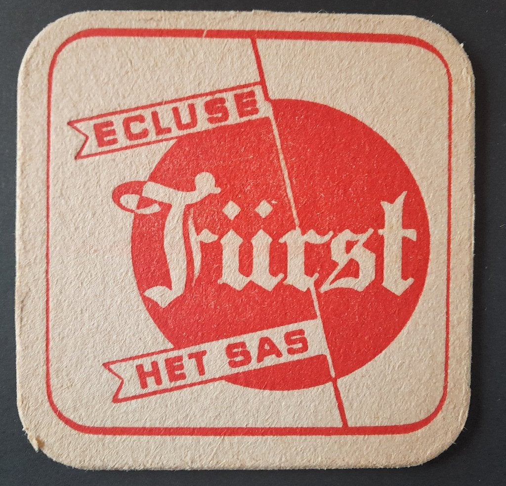 Brasserie Het Sas Ecluse Sous Bock Recto/Verso, Envoi, Utilisé, Sous-bock, Autres marques