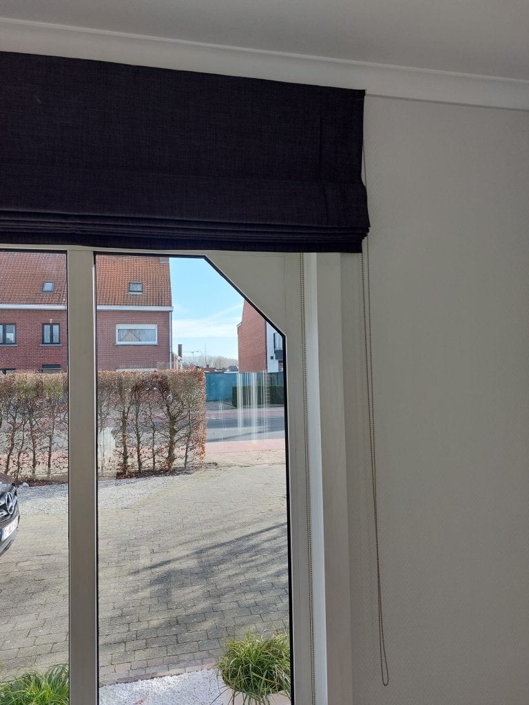 Vouwgordijnen / rolgordijnen op maat – stevige kwaliteit, Maison & Meubles, Ameublement | Rideaux & Stores à lamelles, Gris, Store romain