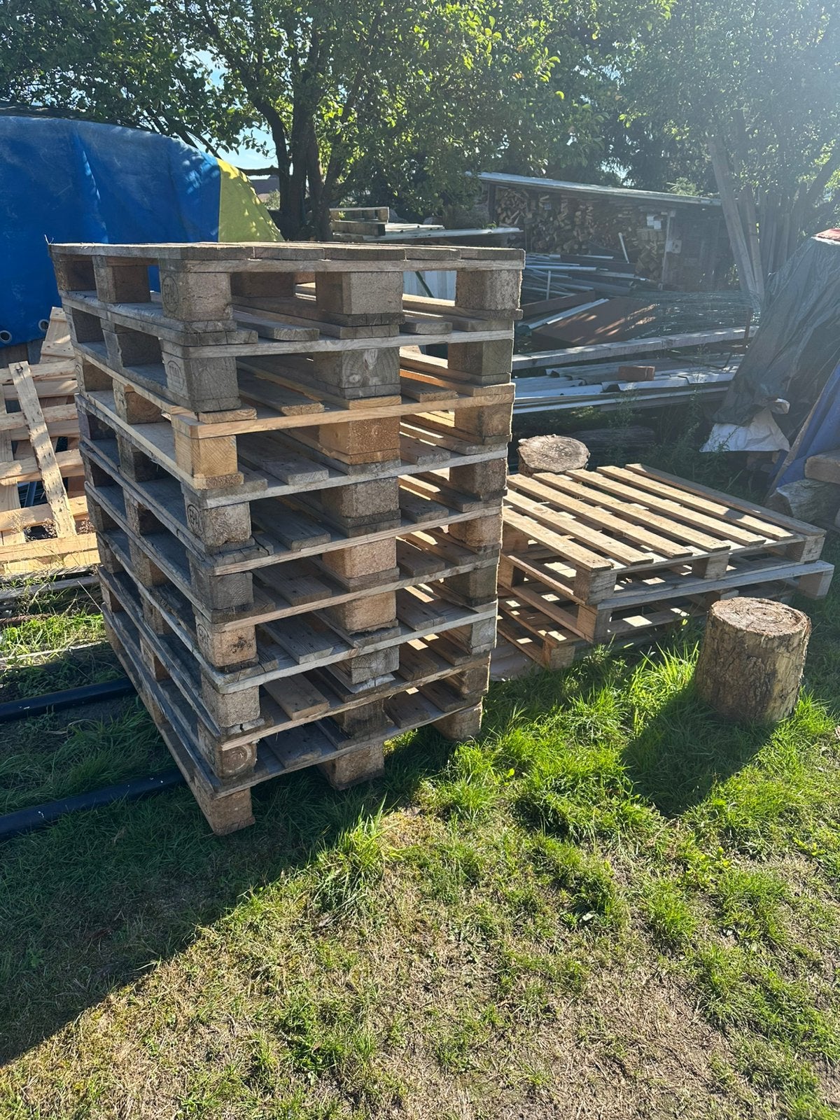 10 euopaletten, Bricolage & Construction, Enlèvement, Utilisé