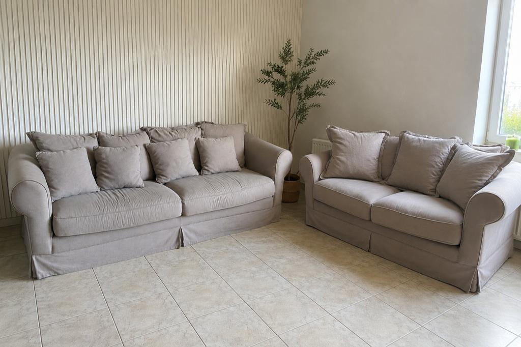 Landelijke Salon in Taupe kleur, Huis en Inrichting, Ophalen