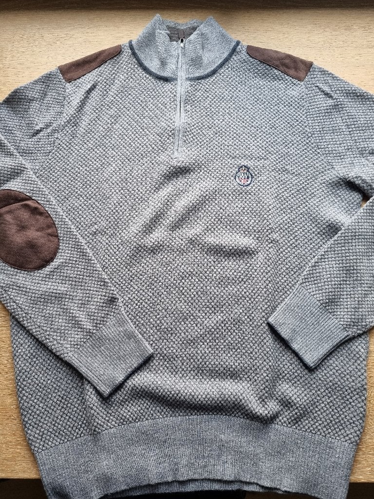 Herenpull - River Woods - maat: M, Vêtements | Hommes, Pulls & Vestes, Gris, Enlèvement ou Envoi, Comme neuf, River Woods