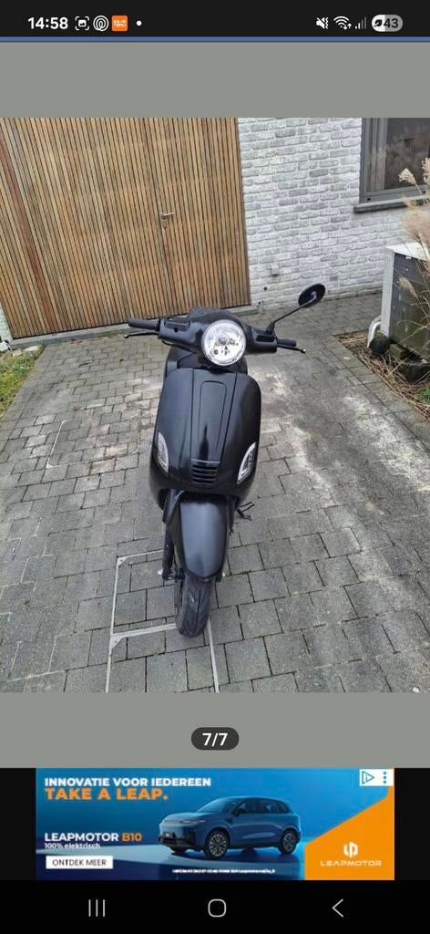 Gts toscana 4takt injectie 50cc, Ophalen