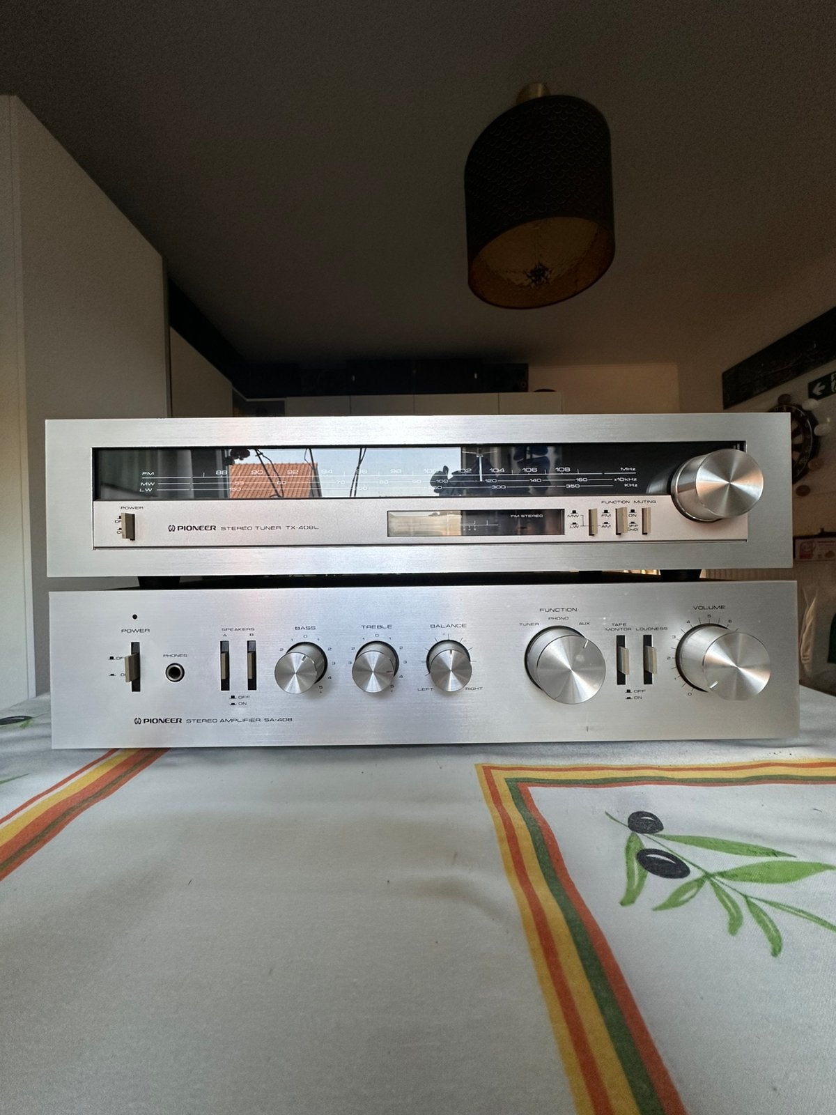 Pioneer SA-408 Versterker + TX-408L Tuner, TV, Hi-fi & Vidéo, Amplificateurs & Ampli-syntoniseurs, Moins de 60 watts, Comme neuf