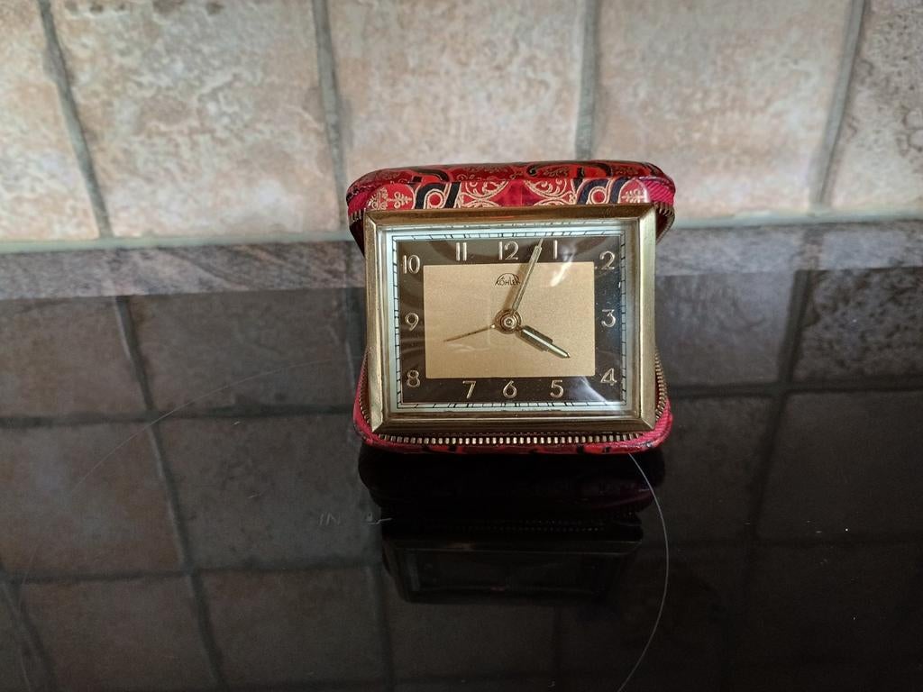 Vintage reiswekker Köhler, Ophalen of Verzenden