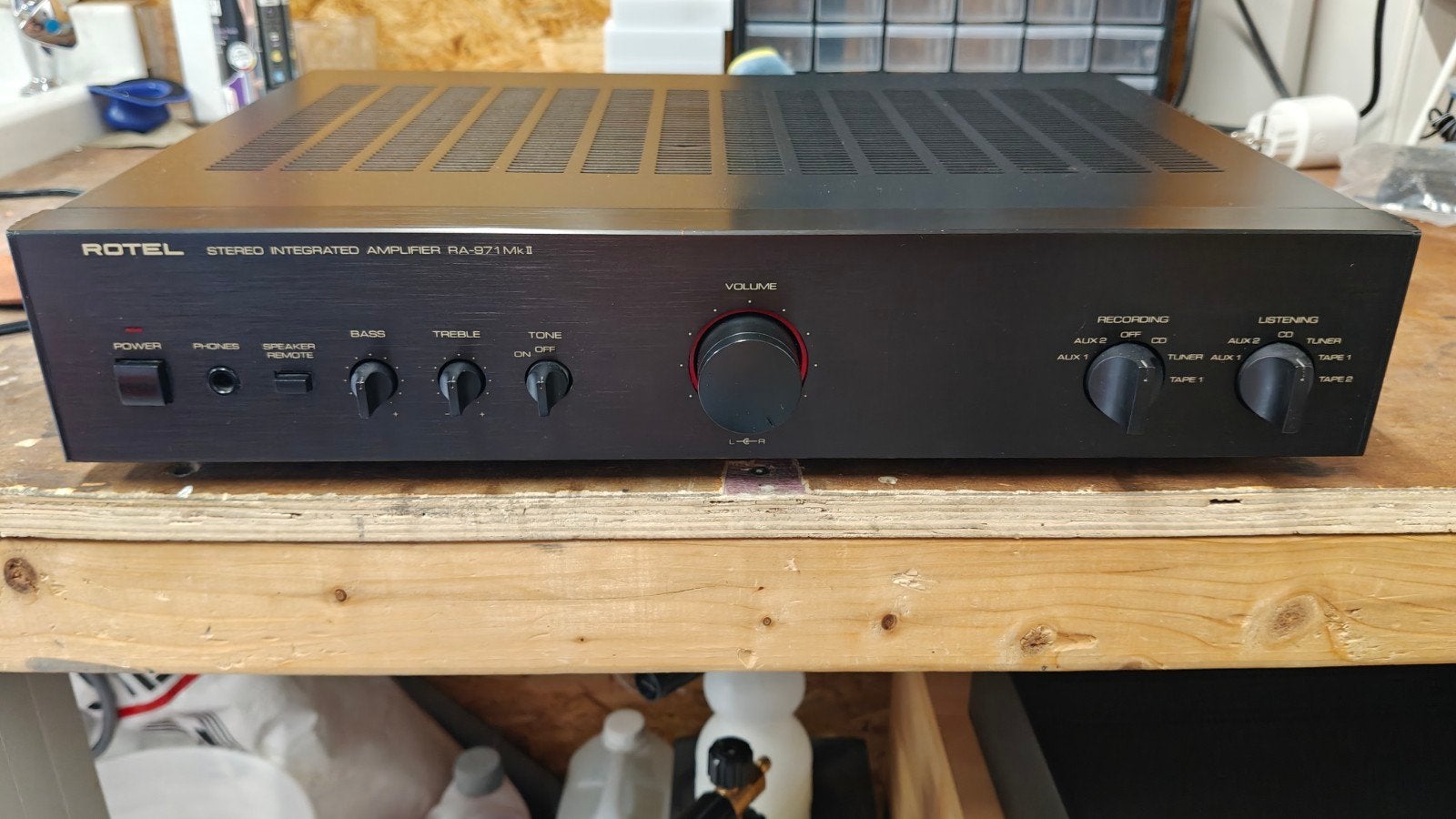 ROTEL RA-971 MK2, Audio, Tv en Foto, Versterkers en Ontvangers, Overige merken, Ophalen of Verzenden, Zo goed als nieuw, 60 tot 120 watt