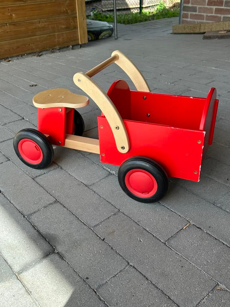 Bakfiets new classic toys, Kinderen en Baby's, Ophalen, Zo goed als nieuw, Rij- of Hobbelspeelgoed