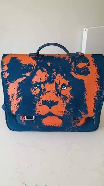 boekentas jeune premier, Bijoux, Sacs & Beauté, 30 à 40 cm, Comme neuf, Enlèvement, Bleu