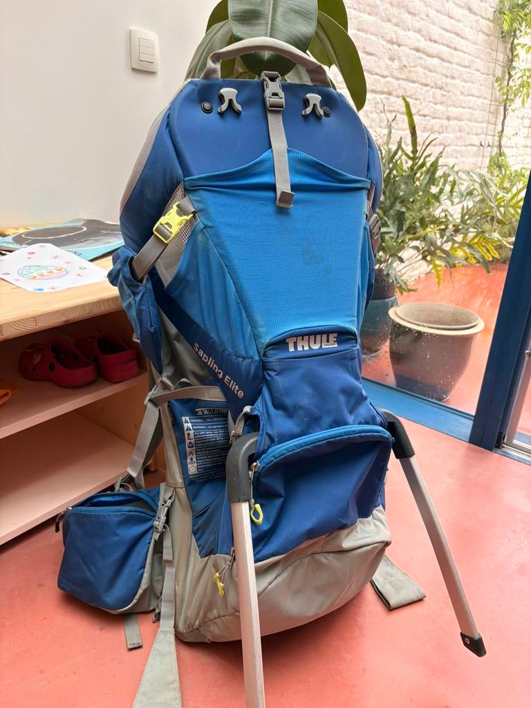 Thule kinderdraagzak Sapling elite, Ophalen, Gebruikt, Overige merken, Trekking