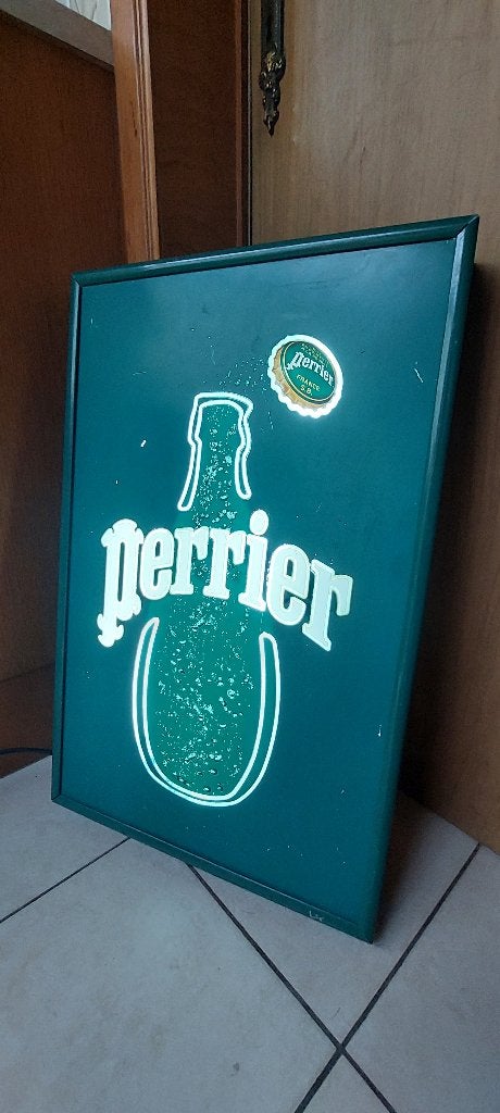 Reclameverlichting Perrier, Ophalen of Verzenden, Nieuw, Lichtbak of (neon) lamp
