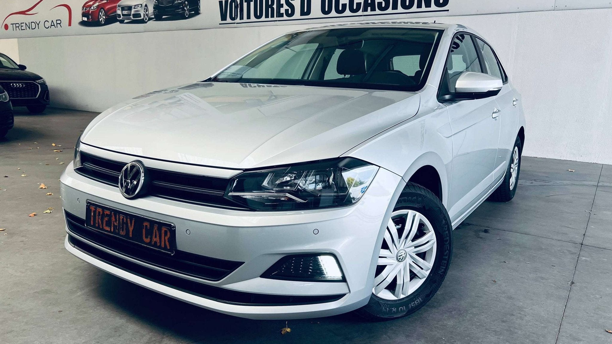 Volkswagen Polo Polo 1.0 TSi Trendline+AIRCO+CRUISE+APS+CARN, Autos, Argent ou Gris, Achat, 1145 kg, Euro 6