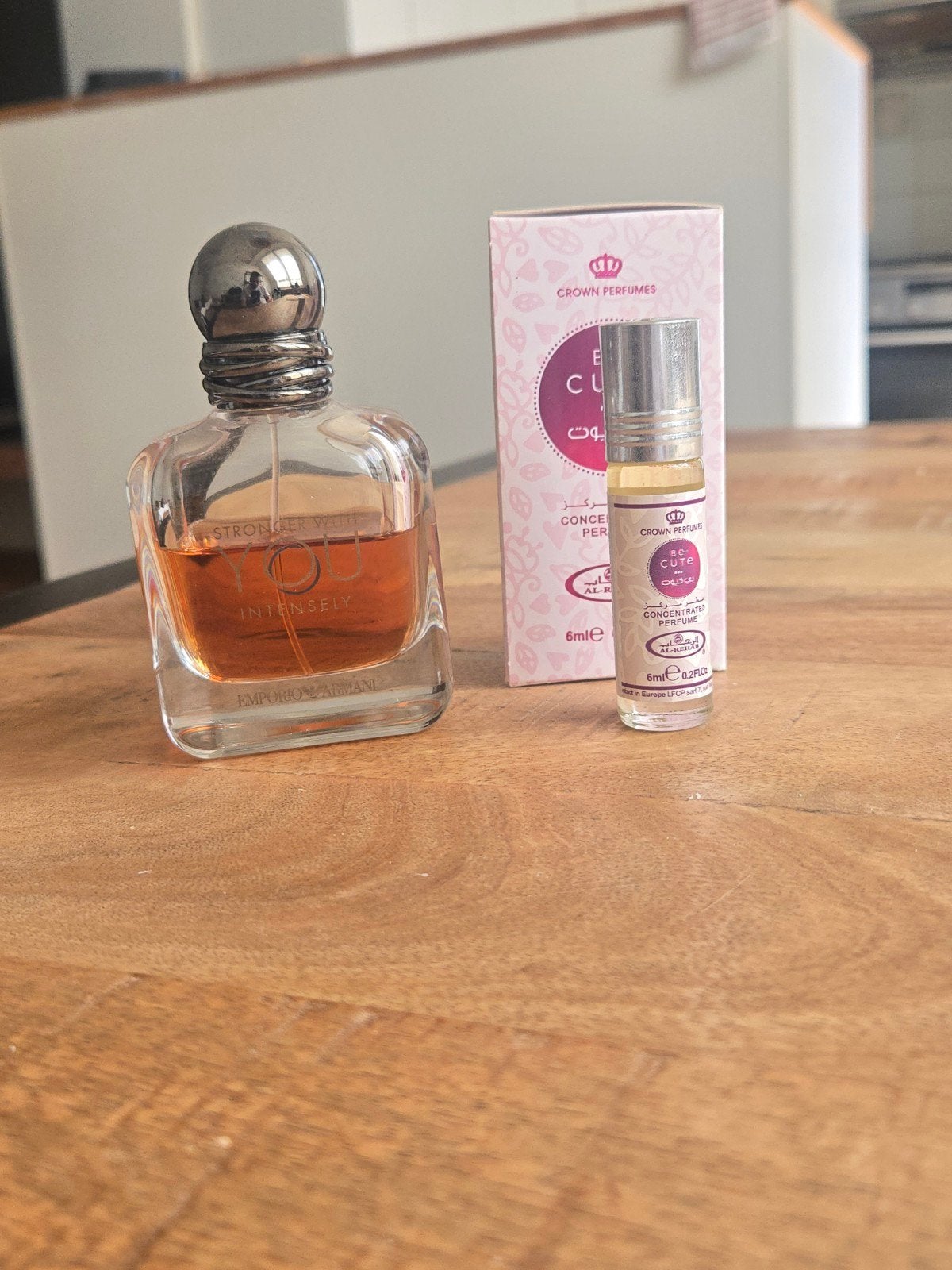 Parfum you intensely armani, Enlèvement