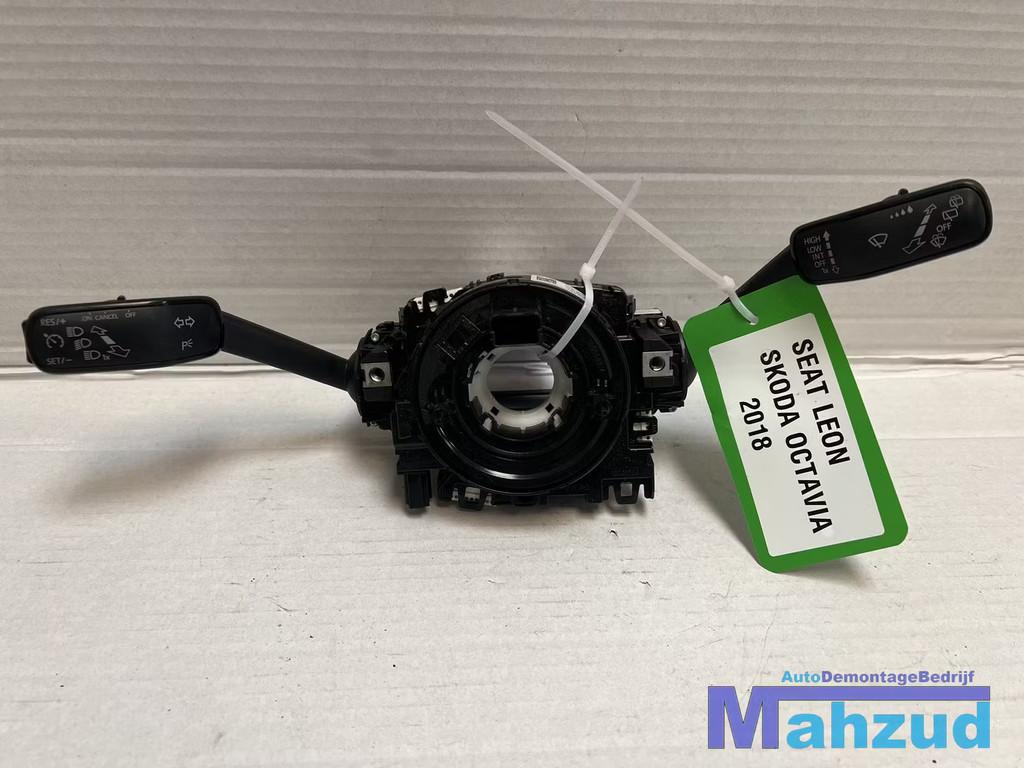 SEAT LEON 5F OCTAVIA Stuurkolom combischakelaar 5Q0953507GD, Auto-onderdelen, Dashboard en Schakelaars, Seat, Gebruikt