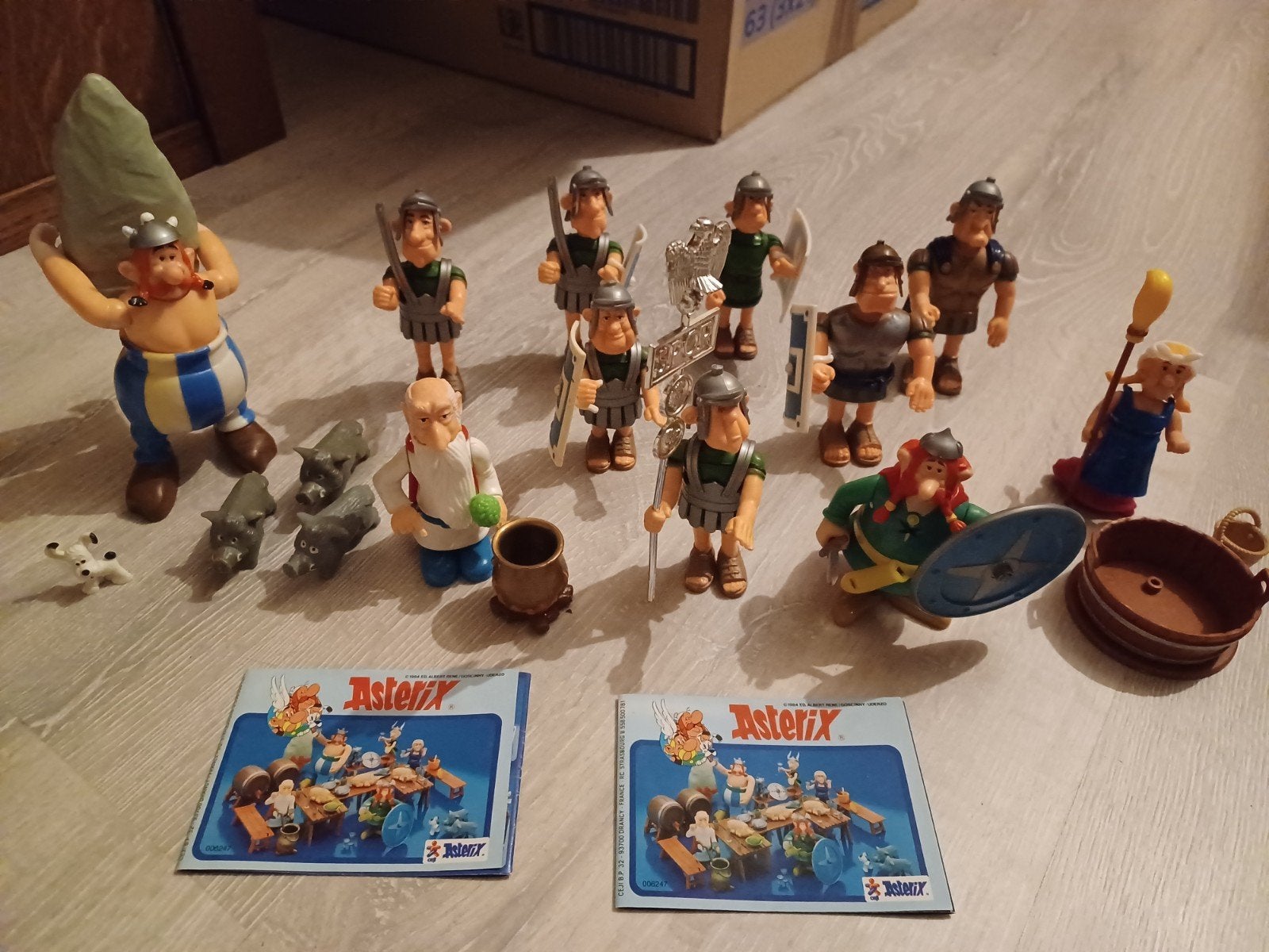 Asterix en Obelix actiefiguren - CEJI / Toy Cloud (jaren 80), Collections, Enlèvement ou Envoi, Astérix et Obélix, Utilisé, Statue ou Figurine