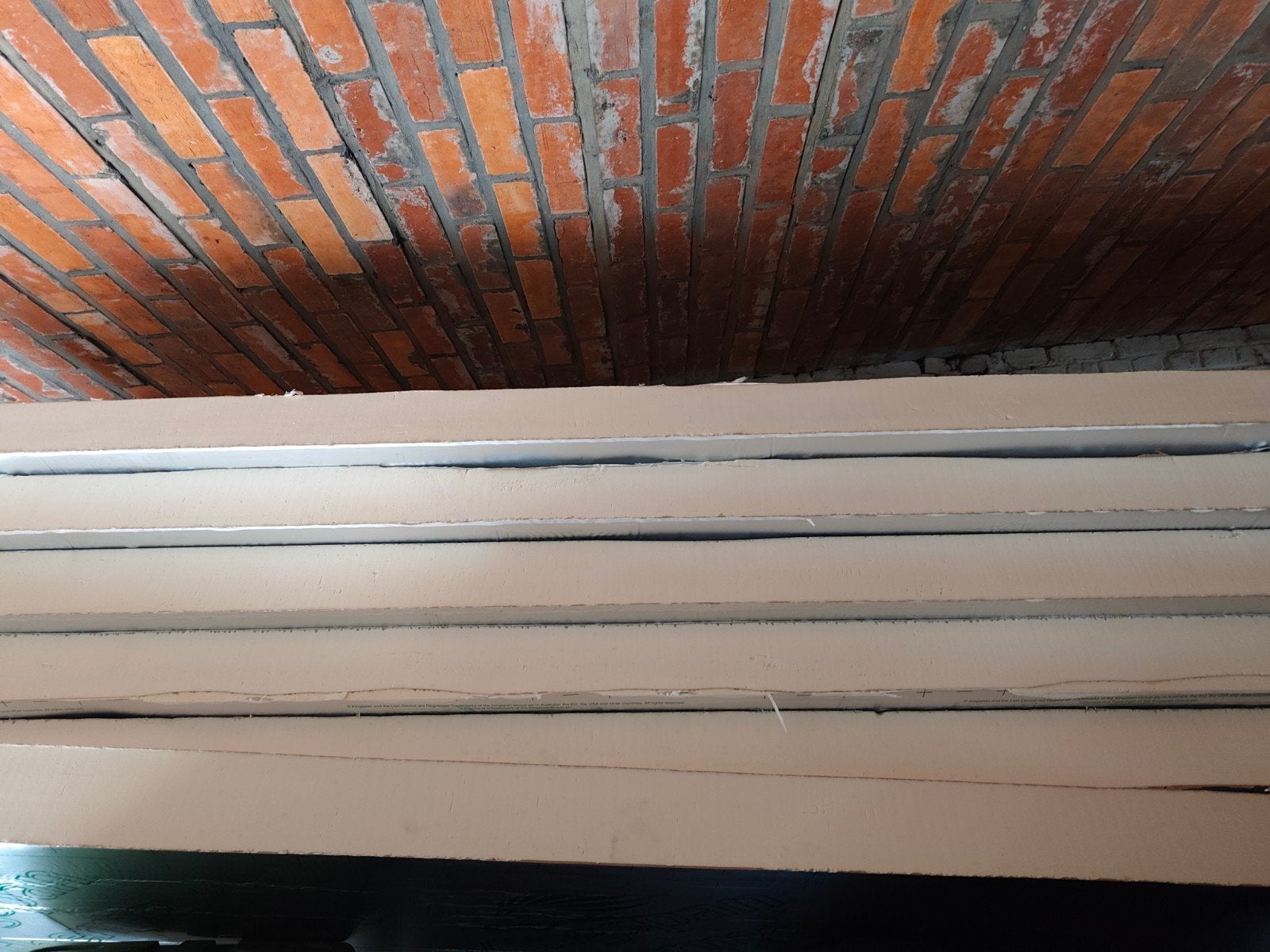 7 stuks - PIR 2-zijdig aluminium 2400x1200x110mm 
afmeting 2, Ophalen, Nieuw, Overige materialen, Minder dan 20 mm