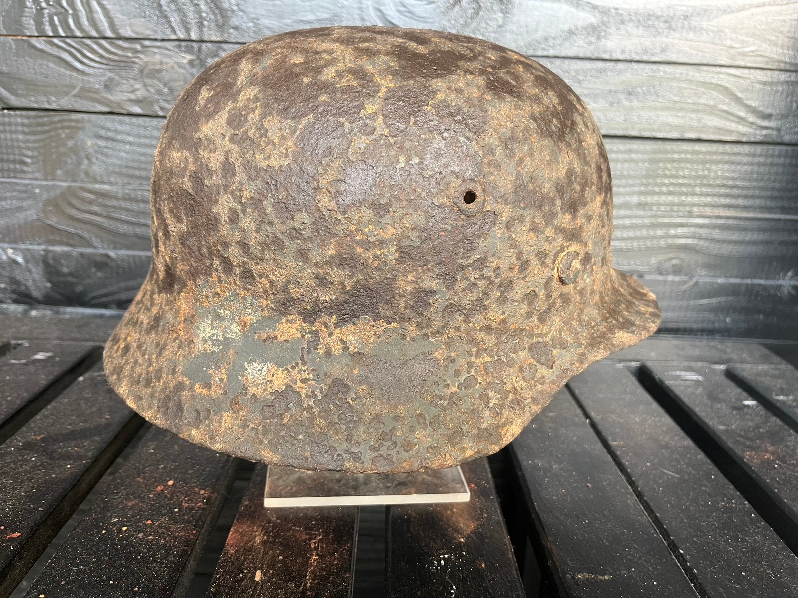 Duitse helmschaal M40, Verzenden, Landmacht, Helm of Baret