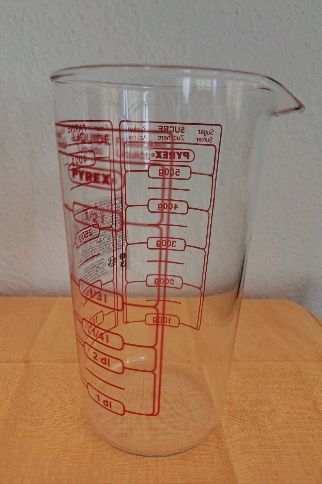 PYREX verre mesureur 0,5 l, Huis en Inrichting, Keuken | Servies, Ophalen, Glas, Kom(men)