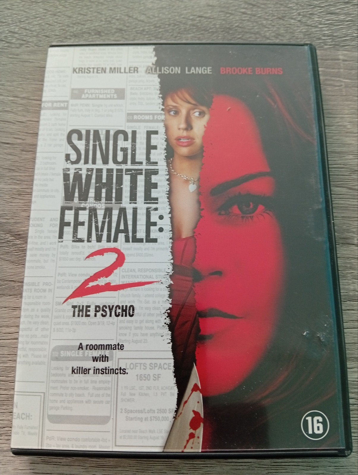 femme blanche célibataire 2 thrillers télévisés Kristen Mill, CD & DVD, Enlèvement ou Envoi, Néerlandais, Comme neuf, Thriller d'action