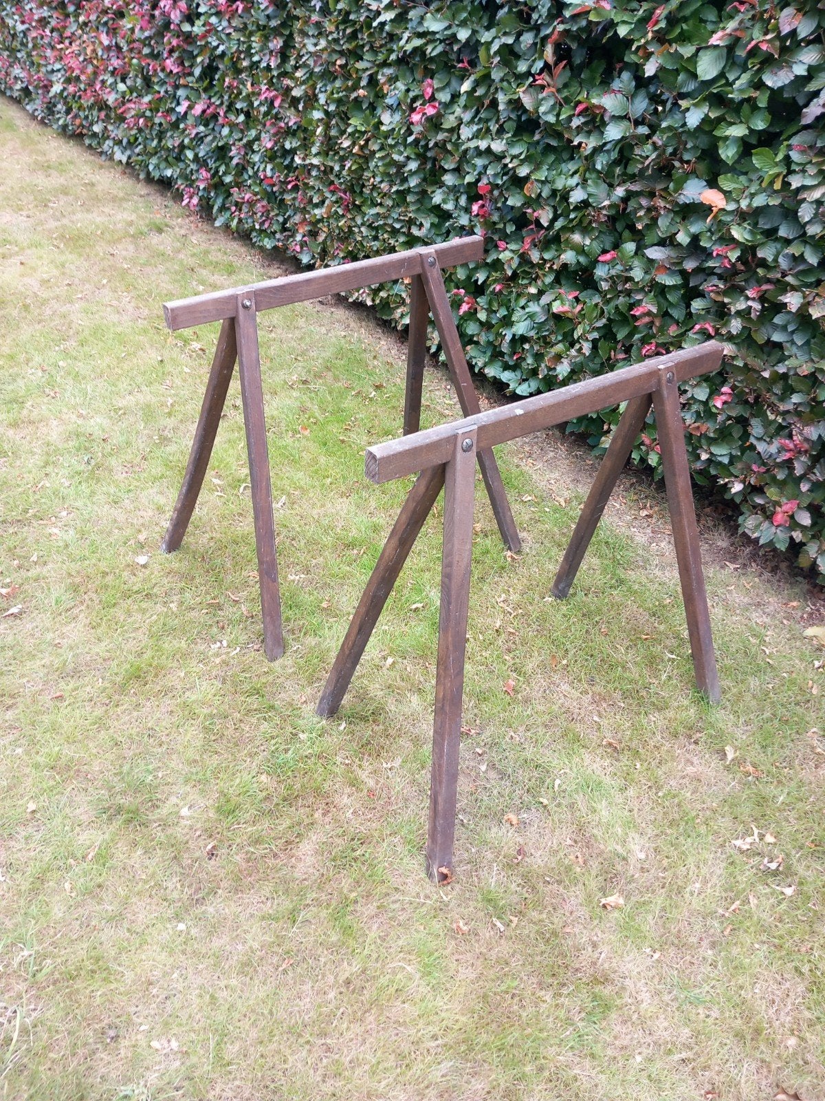 ensemble de 2 tréteaux robustes 75 cm x 75 cm, Bricolage & Construction, Échafaudages, Enlèvement