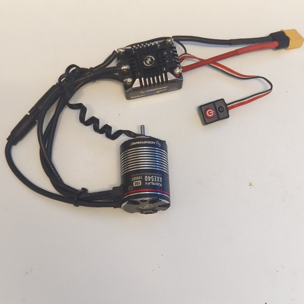 Hobbywing Axe brushless 1800kV (crawler Axial Traxxas FMS), Elektro, Gebruikt, Ophalen of Verzenden, Schaal 1:10