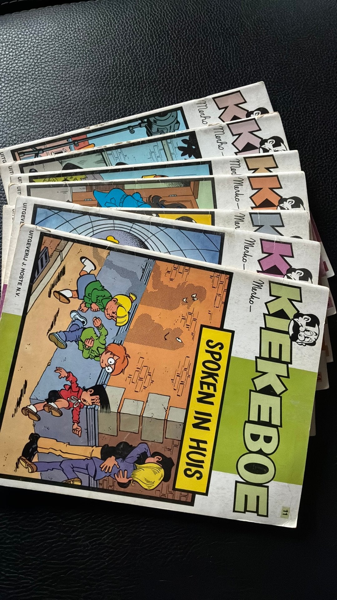 Kiekeboe strips 11 - 17, Boeken, Gelezen, Europa, Ophalen of Verzenden, Meerdere comics