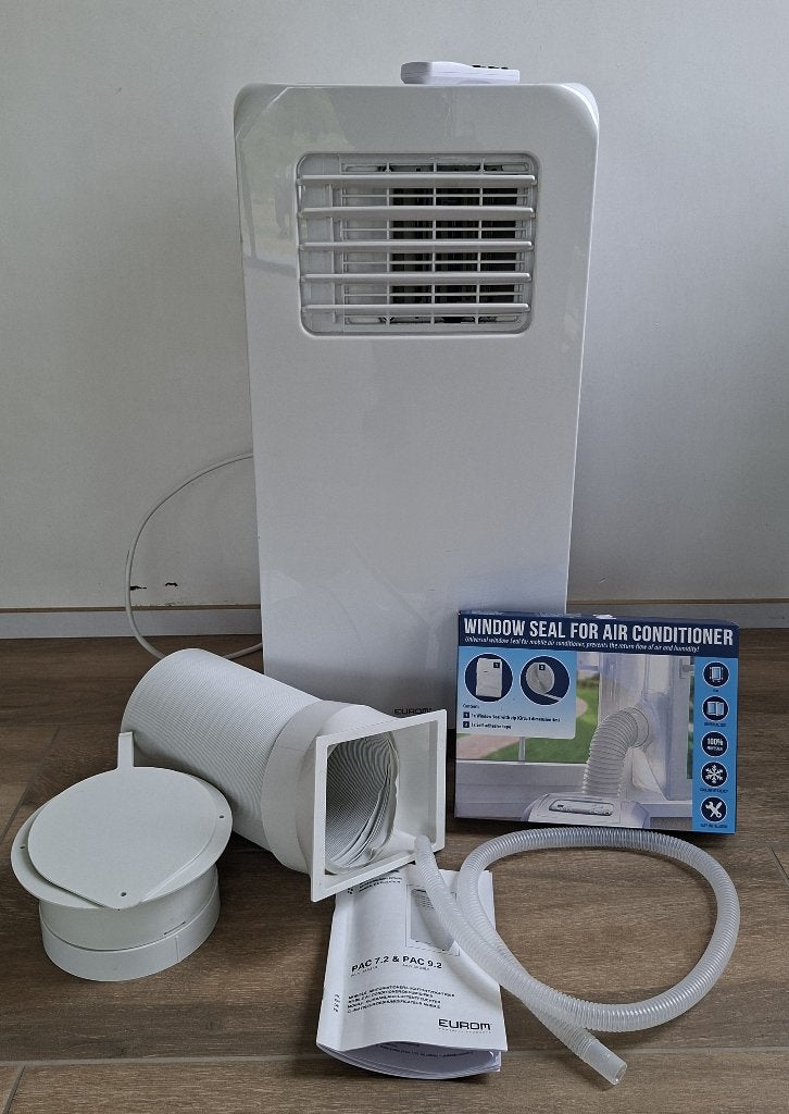 Eurom PAC 9.2 mobiele airco 9000 BTU / Luchtontvochtiger, Elektronische apparatuur, Airco's, Ophalen, Koelen en Ontvochtigen, 2 snelheden