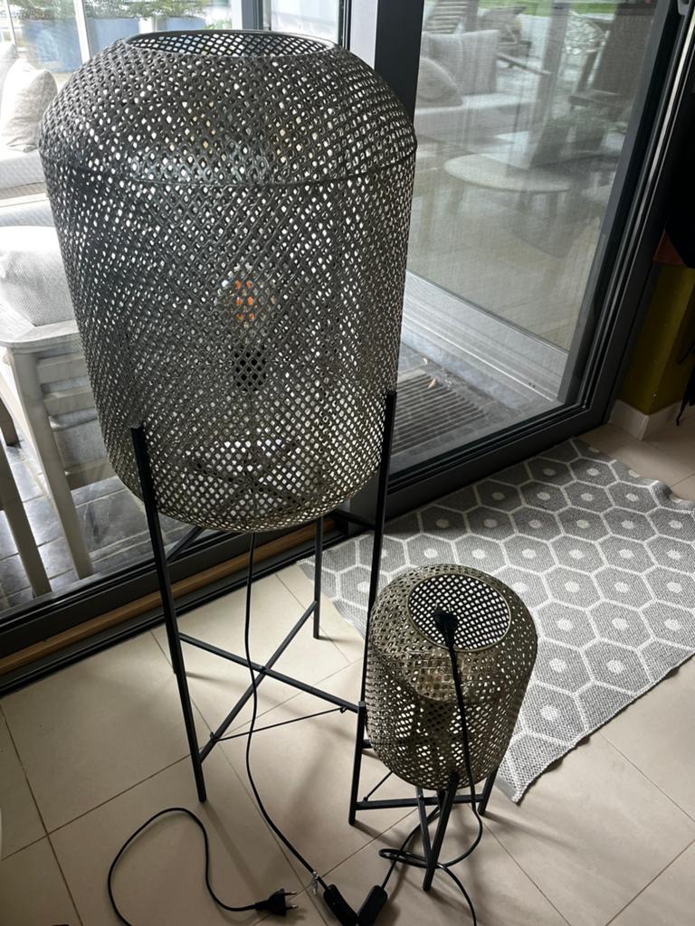 Staanlamp groot en/of klein, Huis en Inrichting, Ophalen, Gebruikt, Overige materialen, 100 tot 150 cm