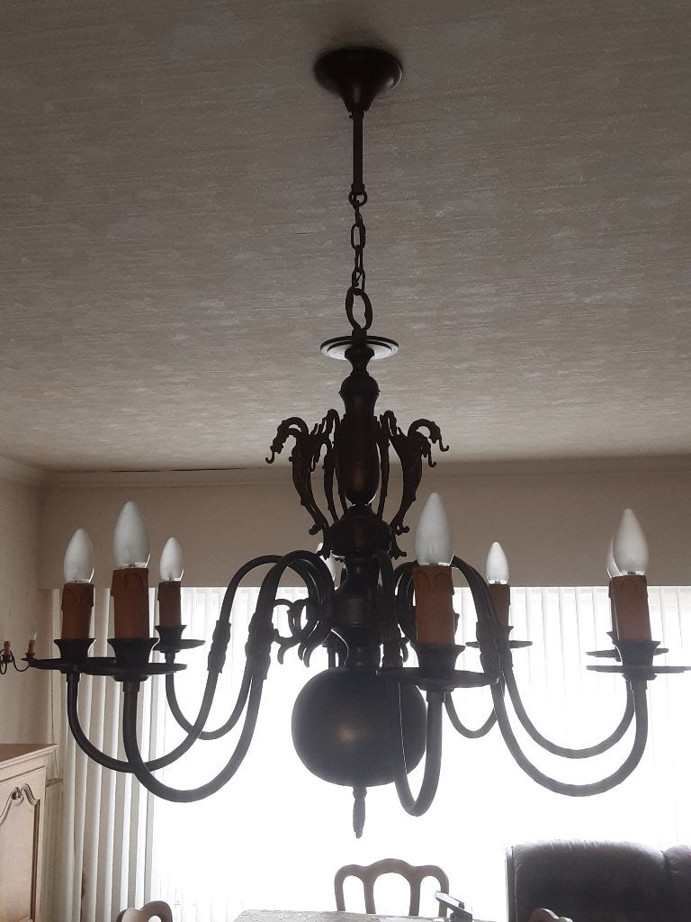 Kopere lamp, Antiek en Kunst, Ophalen